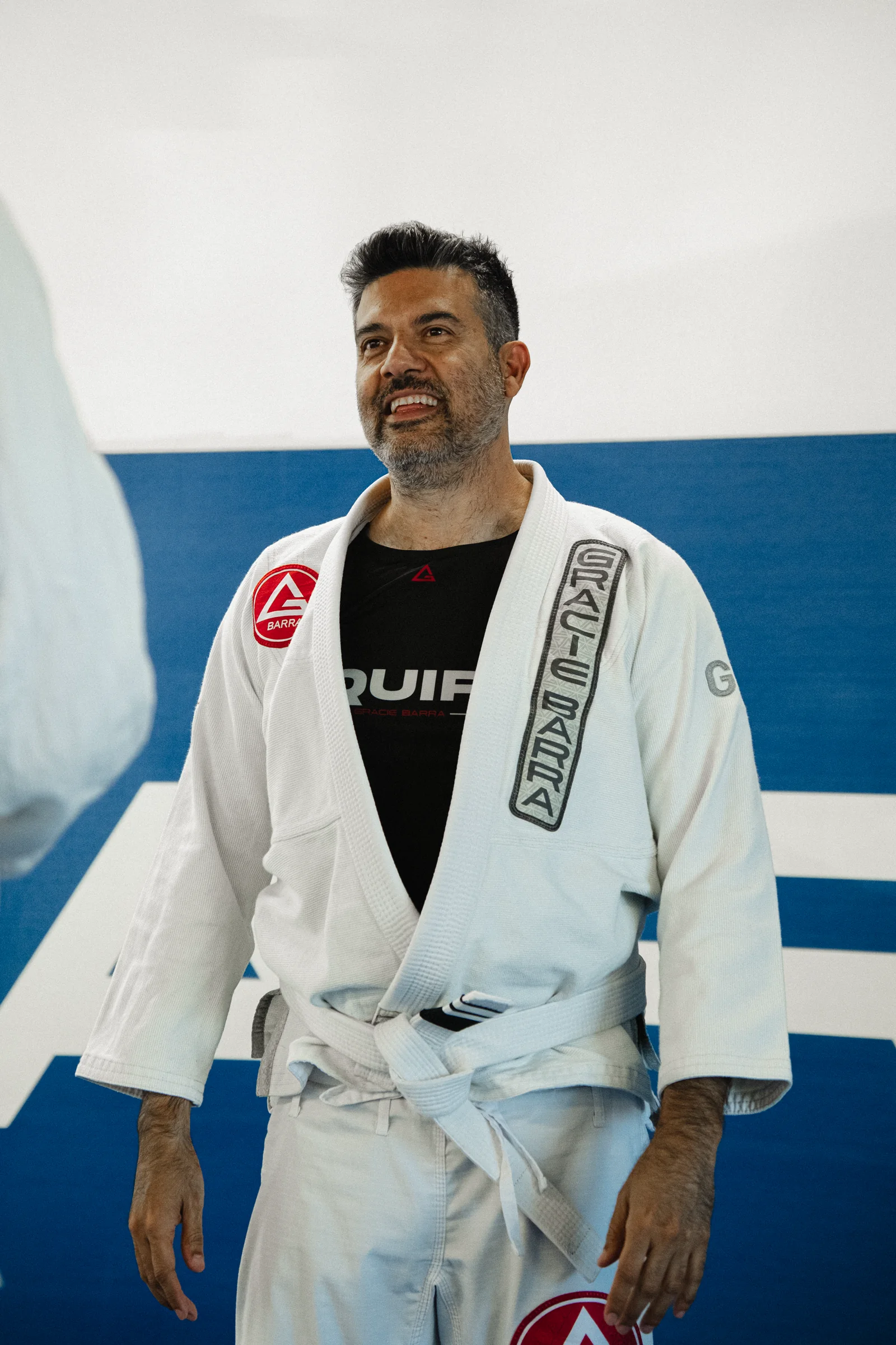 Adult GB1 white belt student at Gracie Barra Aliso Viejo